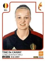 2017 Panini UEFA Women's EURO 2017 The Netherlands Stickers #86 Tine De Caigny Front
