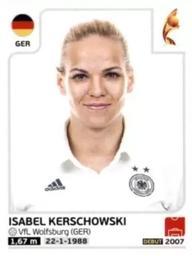 2017 Panini UEFA Women's EURO 2017 The Netherlands Stickers #104 Isabel Kerschowski Front