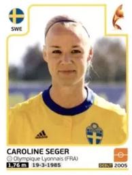 2017 Panini UEFA Women's EURO 2017 The Netherlands Stickers #128 Caroline Seger Front
