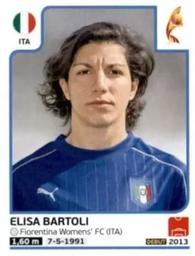 2017 Panini UEFA Women's EURO 2017 The Netherlands Stickers #140 Elisa Bartoli Front