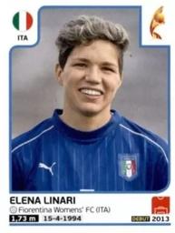 2017 Panini UEFA Women's EURO 2017 The Netherlands Stickers #141 Elena Linari Front