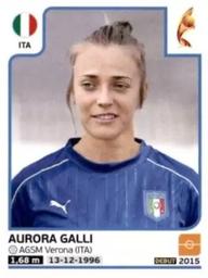 2017 Panini UEFA Women's EURO 2017 The Netherlands Stickers #147 Aurora Galli Front
