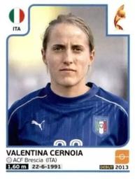 2017 Panini UEFA Women's EURO 2017 The Netherlands Stickers #149 Valentina Cernoia Front