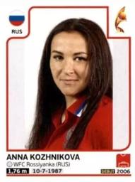 2017 Panini UEFA Women's EURO 2017 The Netherlands Stickers #159 Anna Kozhnikova Front