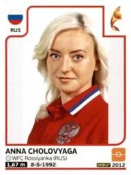 2017 Panini UEFA Women's EURO 2017 The Netherlands Stickers #165 Anna Cholovyaga Front