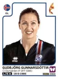 2017 Panini UEFA Women's EURO 2017 The Netherlands Stickers #197 Gudbjorg Gunnarsdottir Front