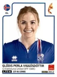 2017 Panini UEFA Women's EURO 2017 The Netherlands Stickers #199 Glodis Perla Viggosdottir Front