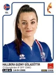 2017 Panini UEFA Women's EURO 2017 The Netherlands Stickers #200 Hallbera Gudny Gisladottir Front
