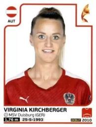 2017 Panini UEFA Women's EURO 2017 The Netherlands Stickers #221 Virginia Kirchberger Front