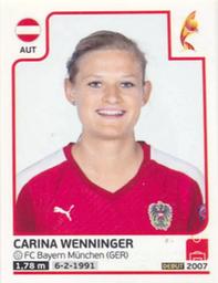 2017 Panini UEFA Women's EURO 2017 The Netherlands Stickers #223 Carina Wenninger Front