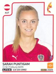 2017 Panini UEFA Women's EURO 2017 The Netherlands Stickers #228 Sarah Puntigam Front