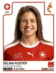 2017 Panini UEFA Women's EURO 2017 The Netherlands Stickers #241 Selina Kuster Front