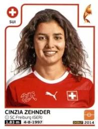2017 Panini UEFA Women's EURO 2017 The Netherlands Stickers #245 Cinzia Zehnder Front
