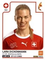 2017 Panini UEFA Women's EURO 2017 The Netherlands Stickers #246 Lara Dickenmann Front