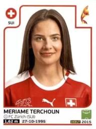 2017 Panini UEFA Women's EURO 2017 The Netherlands Stickers #249 Meriame Terchoun Front