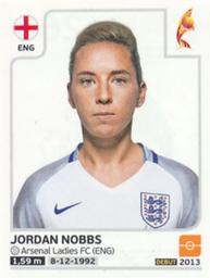 2017 Panini UEFA Women's EURO 2017 The Netherlands Stickers #268 Jordan Nobbs Front