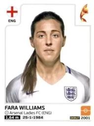 2017 Panini UEFA Women's EURO 2017 The Netherlands Stickers #270 Fara Williams Front