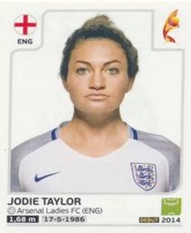 2017 Panini UEFA Women's EURO 2017 The Netherlands Stickers #272 Jodie Taylor Front