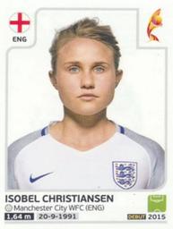 2017 Panini UEFA Women's EURO 2017 The Netherlands Stickers #273 Isobel Christiansen Front