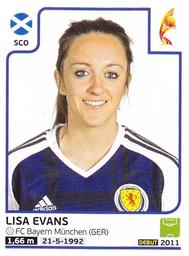 2017 Panini UEFA Women's EURO 2017 The Netherlands Stickers #291 Lisa Evans Front