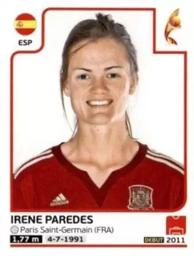 2017 Panini UEFA Women's EURO 2017 The Netherlands Stickers #300 Irene Paredes Front