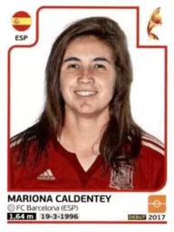 2017 Panini UEFA Women's EURO 2017 The Netherlands Stickers #303 Mariona Caldentey Front