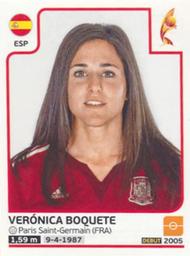 2017 Panini UEFA Women's EURO 2017 The Netherlands Stickers #307 Veronica Boquete Front