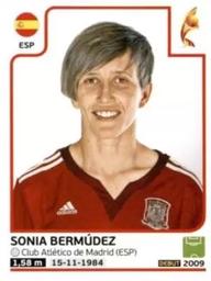 2017 Panini UEFA Women's EURO 2017 The Netherlands Stickers #312 Sonia Bermudez Front