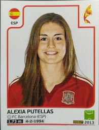 2017 Panini UEFA Women's EURO 2017 The Netherlands Stickers #313 Alexia Putellas Front