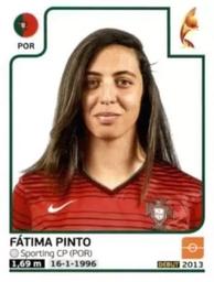 2017 Panini UEFA Women's EURO 2017 The Netherlands Stickers #325 Fatima Pinto Front