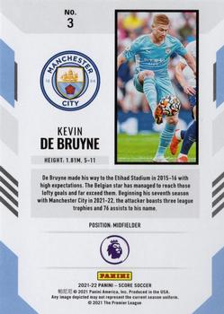 2021-22 Score Premier League #3 Kevin De Bruyne Back