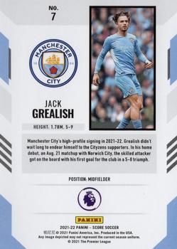2021-22 Score Premier League #7 Jack Grealish Back
