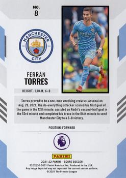 2021-22 Score Premier League #8 Ferran Torres Back