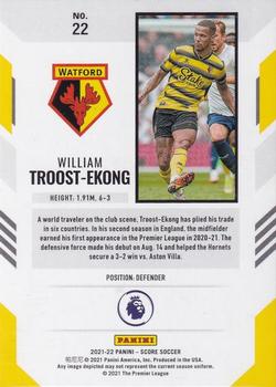 2021-22 Score Premier League #22 William Troost-Ekong Back