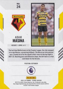 2021-22 Score Premier League #24 Adam Masina Back