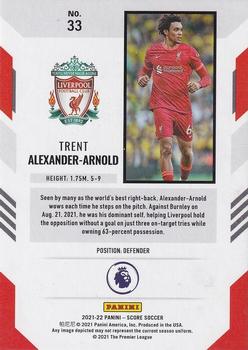 2021-22 Score Premier League #33 Trent Alexander-Arnold Back