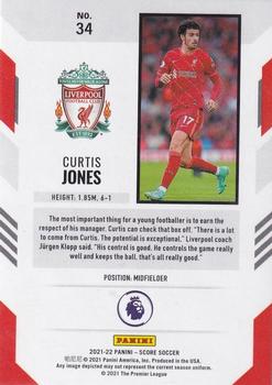 2021-22 Score Premier League #34 Curtis Jones Back