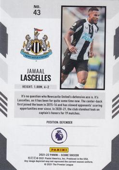 2021-22 Score Premier League #43 Jamaal Lascelles Back