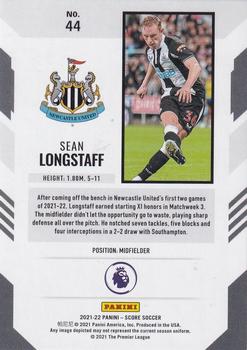 2021-22 Score Premier League #44 Sean Longstaff Back