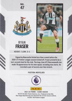 2021-22 Score Premier League #47 Ryan Fraser Back