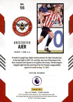 2021-22 Score Premier League #56 Kristoffer Ajer Back