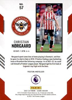 2021-22 Score Premier League #57 Christian Norgaard Back