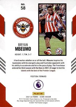 2021-22 Score Premier League #58 Bryan Mbeumo Back