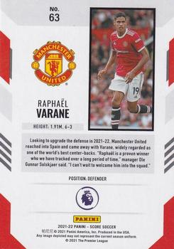 2021-22 Score Premier League #63 Raphael Varane Back