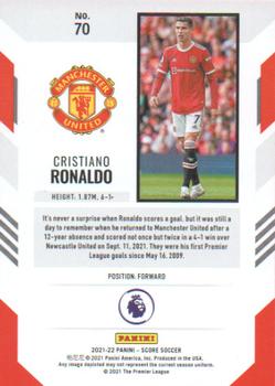 2021-22 Score Premier League #70 Cristiano Ronaldo Back