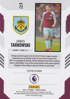 2021-22 Score Premier League #72 James Tarkowski Back