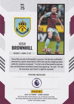 2021-22 Score Premier League #75 Josh Brownhill Back