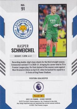 2021-22 Score Premier League #91 Kasper Schmeichel Back