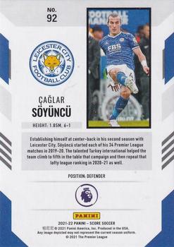 2021-22 Score Premier League #92 Caglar Soyuncu Back