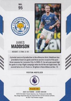 2021-22 Score Premier League #95 James Maddison Back